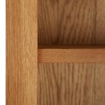 vidaXL Bibliothèque avec 2 portes 70x30x180 cm Bois de chêne massif