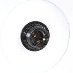 vidaXL Lampe suspendue industrielle 25 W Blanc 109 cm E27