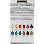 Set de 12 peintures pour céramique - 12 x 20 ml