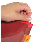 Intercalaires Pp Transparent Couleurs Avec Porte Étiquette A4 12 Positions - Blanc - X 10 - Exacompta