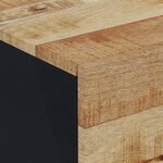 vidaXL Table de chevet 40x33x46 cm Bois de manguier solide