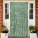 vidaXL Moustiquaire Vert et blanc 100x220 cm Chenille