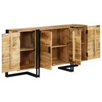 vidaXL Buffet Bois de manguier massif 150 x 40 x 80 cm
