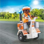 Playmobil 70052 - city life les secouristes - secouriste et gyropode