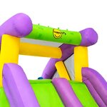 Happy Hop Toboggan à eau gonflable avec pataugeoire 600x215x255 cm PVC