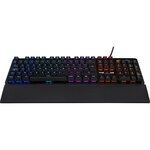 THE G-LAB Gaming Carbon Clavier mécanique rétroéclairé - Switch Blues - Repose poignet - FR