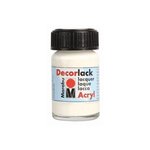 Flacon 15 mmPeinture acrylique 'Decorlack' Blanc MARABU