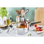 TEFAL E3082704 PRIMARY casserole inox 14 cm / 1,5 L / compatible induction