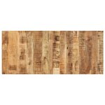 vidaXL Dessus de table bois de manguier solide 25-27 mm 140x60 cm