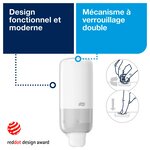 Distributeur de savon à cartouche tork s4 blanc