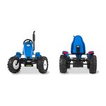 Kart à pédales électrique New Holland E-BFR bleu