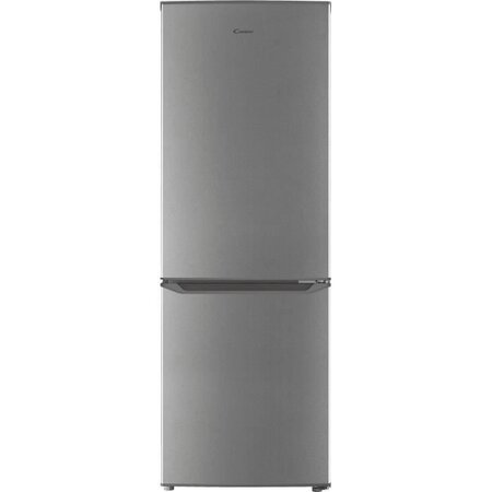 Candy cfm 14504sn - réfrigérateur combiné 165l (122+43l) - froid statique - l50x h142 2cm - silver