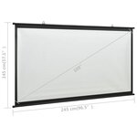 vidaXL Écran de projection 108" 16:9