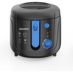 Friteuse 2.5L TRIOMPH - soit 6000g  - 1800W - Température réglable - Revetement antiadhésif - Témoin lumineux - 2 filtres