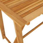 vidaXL Ensemble de bar de jardin avec coussins 5 Pièces Noir