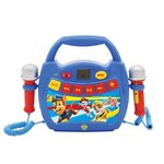 PAT' PATROUILLE Mon premier lecteur musical karaoké avec micros LEXIBOOK