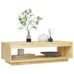 vidaXL Table basse 110x50x33 5 cm Bois de pin massif