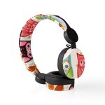 Casque filaire | Câble rond de 1,2 m | Oreillette | Owl | Noir