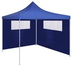 vidaXL Parois latérales de belvédère avec fenêtres 2 Pièces Bleu