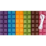 Cire à bougie 6 couleurs vives 480 g + mèche