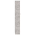 vidaXL Bibliothèque Gris béton 82 5x30 5x185 5 cm Aggloméré