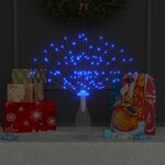 vidaXL Feux d'artifice de Noël d'extérieur 10 Pièces Bleu 20 cm 1400 LED