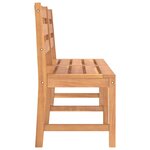 vidaXL Banc de jardin 150 cm Bois de teck massif