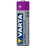 Blister de 2 piles lithium 'professional lithium' lr6 mignon aa varta