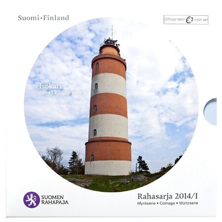 Coffret série euro BU Finlande 2014 (Phare d’Isokari)
