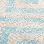 vidaXL Tapis à tissage plat d'extérieur 115x170 cm Vert et beige