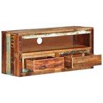 vidaXL Meuble TV 88x30x40 cm Bois massif de récupération