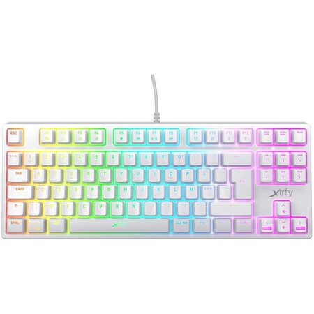 XTRFY Clavier esport K4 TKL Xtrfy - Blanc - AZERTY
