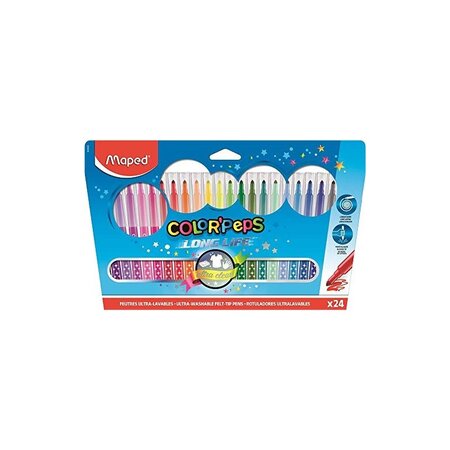 Maped Feutre COLOR'PEPS, étui en carton de 24