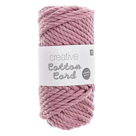Pelote de corde en coton 25 m - Vieux rose