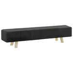 vidaXL Repose-pied Gris foncé 120x28x26 cm Tissu