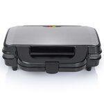 Tristar appareil à croque-monsieur sa-3060 900 w noir et argenté