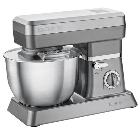 Bomann mixeur sur socle 1200 w titane et argenté km 398 cb