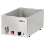 Bain marie inox gn 1/1 avec robinet de vidange - casselin -  - acier inoxydable 340x578xmm