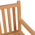 vidaXL Ensemble à dîner de jardin 5 Pièces Bois de teck massif