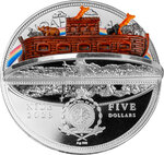 Pièce de monnaie en Argent 5 Dollars g 62.2 (2 oz) Millésime 2023 Three-Dimensional NOAH ARK 3D