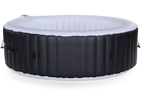 Spa gonflable "saint tropez" en pvc - 6 places - noir