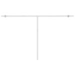 vidaXL Auvent automatique capteur de vent/LED 450x300 cm Bleu et blanc