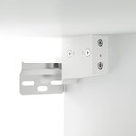 vidaXL Meuble TV mural Blanc 100x34 5x40 cm