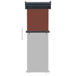 vidaXL Auvent latéral de balcon 60x250 cm Marron
