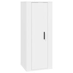 vidaXL Ensemble de meubles TV 2 Pièces Blanc Bois d'ingénierie