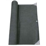 Brise vue renforcé 1.5x10 m pro gris hdpe 300gr