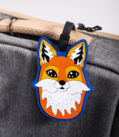 Étiquette pour bagage  - renard