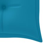 vidaXL Banc de jardin 3 places avec coussin 150 cm Gris Eucalyptus