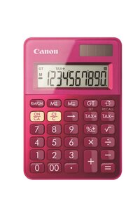 Calculatrice de bureau ls-100k-mpk rose 10 chiffres canon