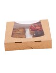 (lot   50 boîtes) boîte carton avec fenêtre 20 x 20 x 4cm